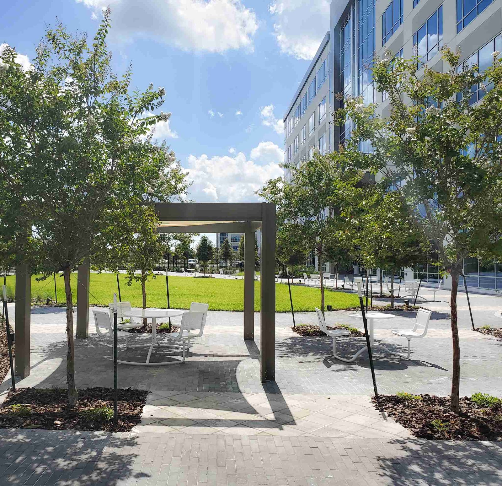 Commercial paver installation