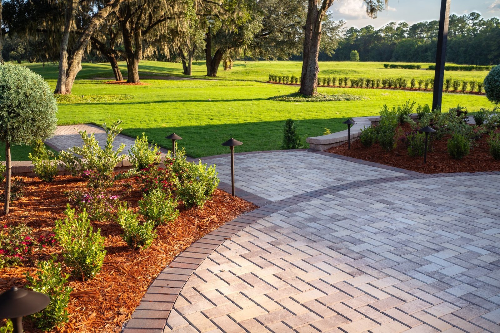 Professional paver installation