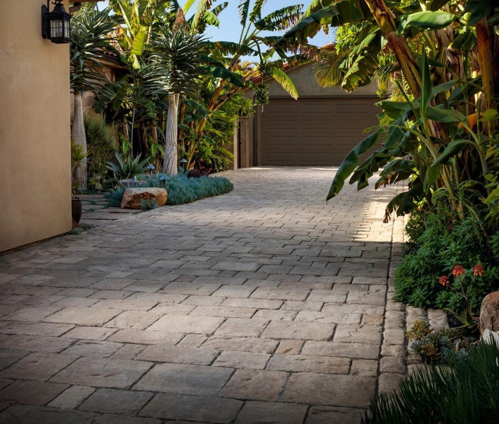Custom paver driveway installation Jacksonville FL