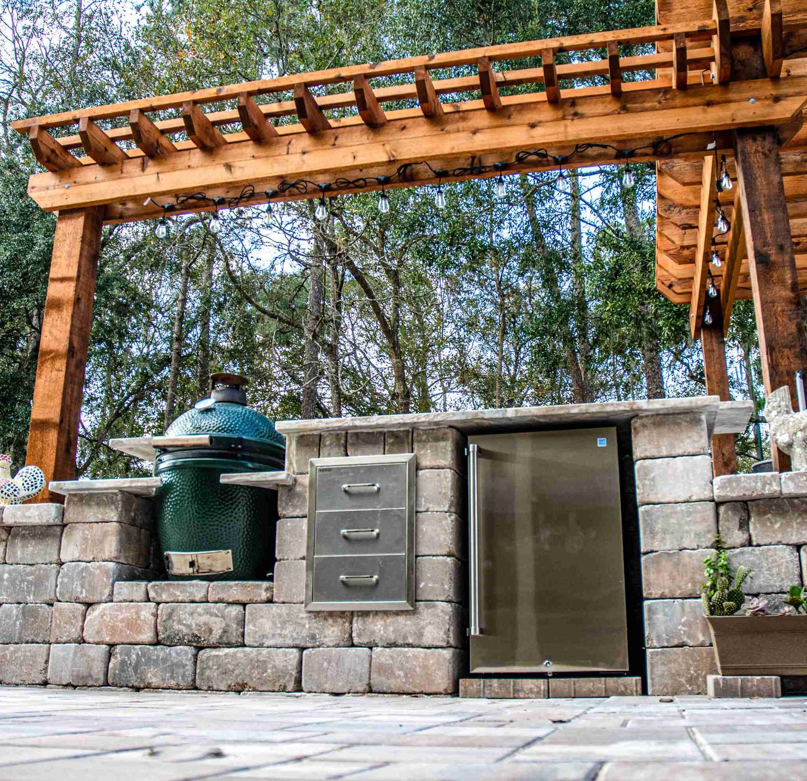 Custom pergola and outdoor living space Jacksonville